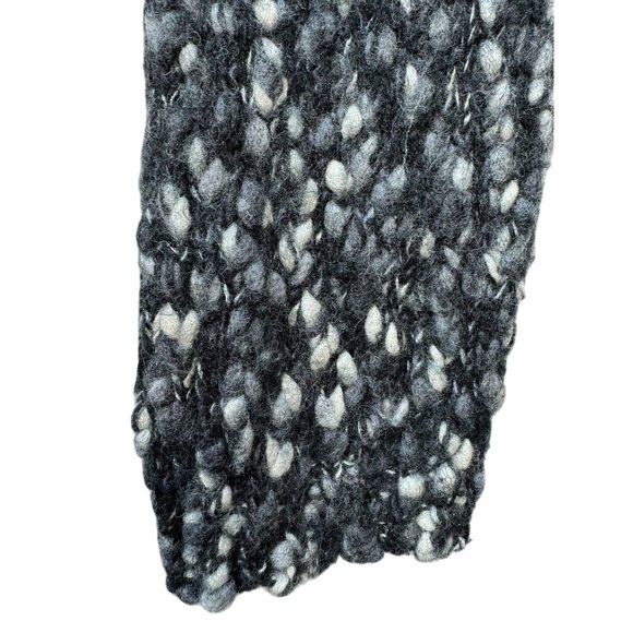 J. Jill Womens Wool Blend Sweater XL Gray & White Textured Pullover - Picture 8 of 11